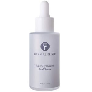 NEW Dermal Elixir Hyaluronic Acid Serum 5 kDA Deep Hydration 1.3 oz